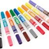 10 pennarelli lavabili doppia punta maxi silly scents