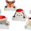 12 CHRISTMAS PLACE CARDS - SET DI 12 SEGNAPOSTO NATALIZI