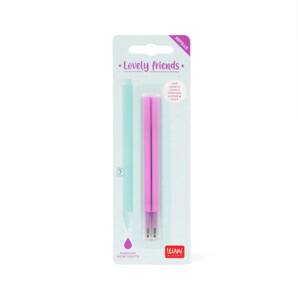 2 REFILL PENNA GEL L. FRIENDS -
LOVELY FRIENDS REFILL SET -
PURPLE