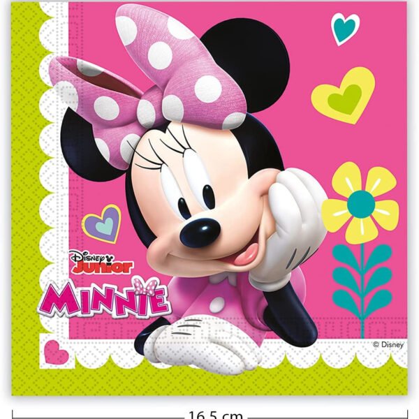 20 Tovagliolo 33x33cm Minnie