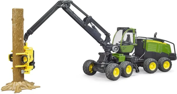 2135 - BRUDER - John Deere 1270G taglia tronchi con braccio
meccanico