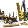 2135 - BRUDER - John Deere 1270G taglia tronchi con braccio
meccanico