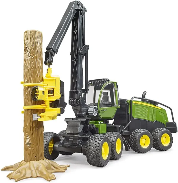 2135 - BRUDER - John Deere 1270G taglia tronchi con braccio
meccanico