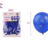 2.8G PALLONCINI ASTRONAUTA BLU 30CM 6PC
