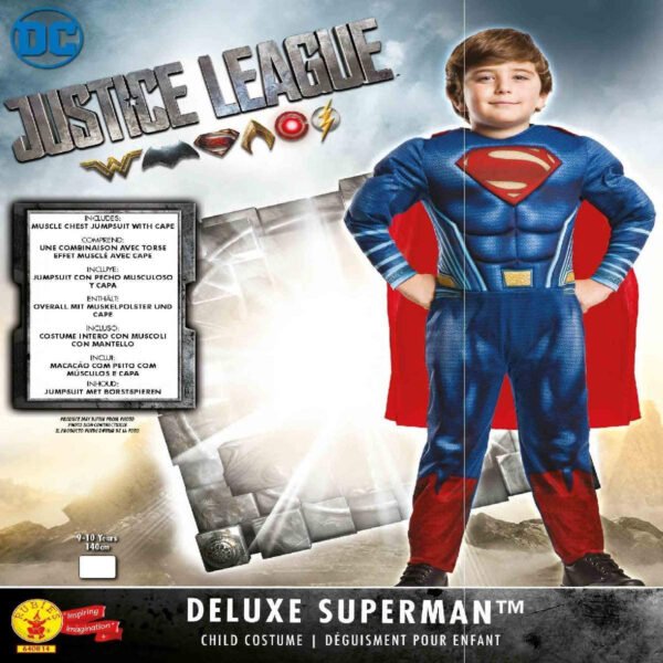 3640811 Superman Justice League Classic - Child TG M