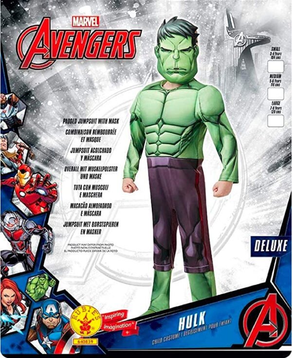 3640893 Deluxe hulk 09-10y9