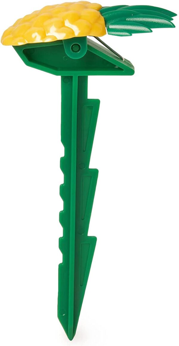 4 PICCHETTI FERMA TELO MARE - BEACH TOWEL ANCHOR STAKES - PINEAPPLE