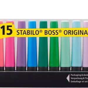 SET EVIDENZIATORI STABILO BOSS PZ15 ORIGINAL