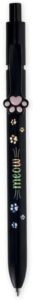 PENNA A SFERA - MEOW - KITTY - BLACK INK