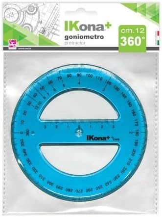 GONIOMETRO PLASTICA 360&deg; CM12