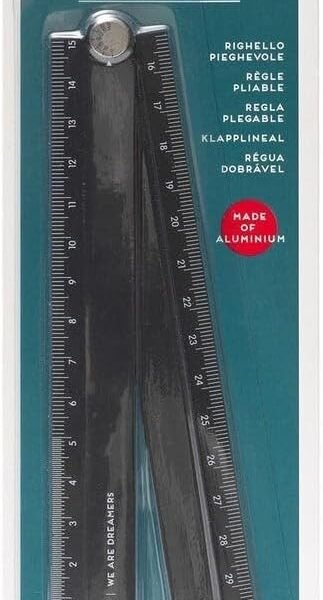 RIGHELLO PIEGHEVOLE - FOLDING - BLACK