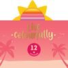 SET 12 MATITE COLORATE - LIVE COLOURFULLY - SUNSET PALETTE