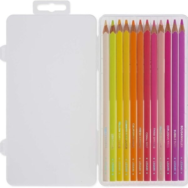 LIVE COLOURFULLY - SET OF 12 COLOURING PENCILS - SUNSET PALETTE