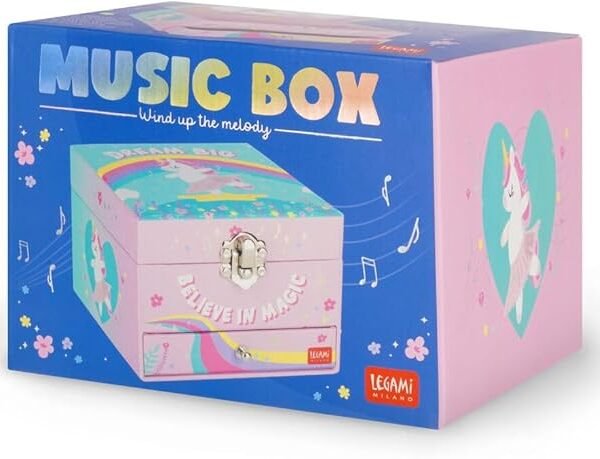 Carillon portagioie - music box - unicorn