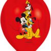 6 Palloncini Mickey col. ass. 27 cm