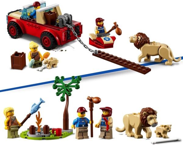 60301 CITY FUORISTRADA DI SOCCORSO ANIMALE LEGO