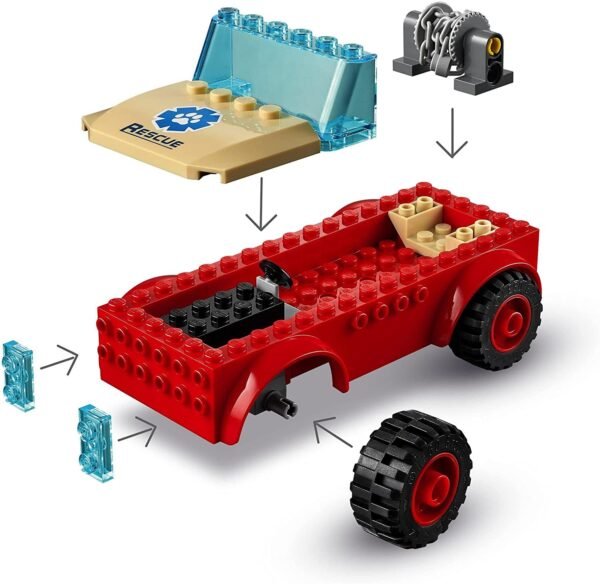 60301 CITY FUORISTRADA DI SOCCORSO ANIMALE LEGO