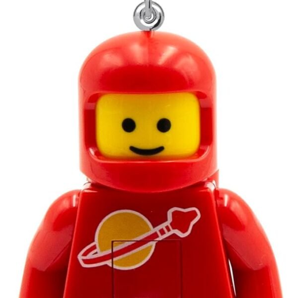 LEGO SPACEMAN PORTACHIAVI LED ROSSO