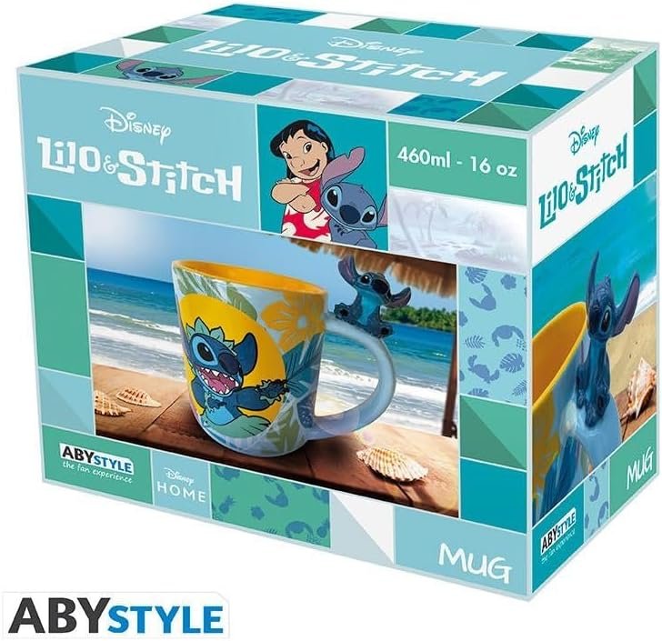 DISNEY L&S STITCH HAWAII 3D MUG