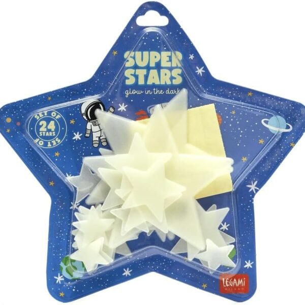 STELLE FOSFORESCENTI ADESIVE - SUPER STARS - SPACE