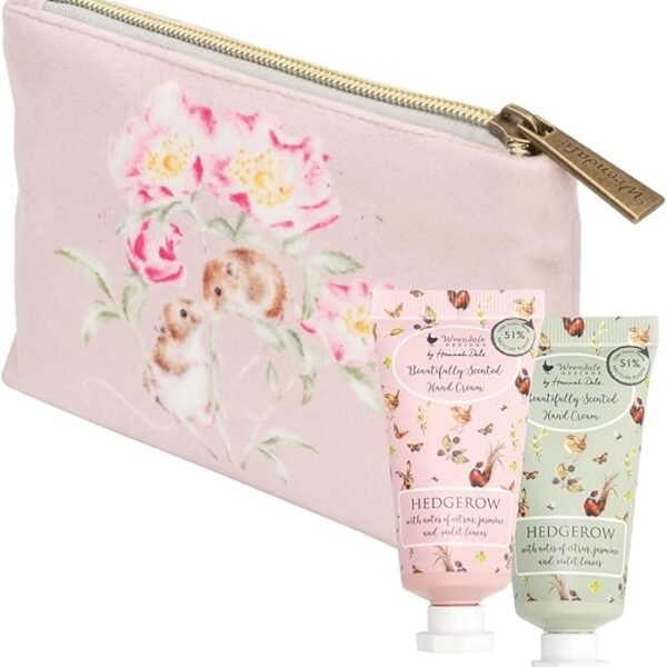 Mini Hand Cream Gift Pouch - Hedgerow (Pink)