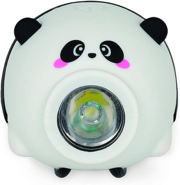 LUCE AN. RICARICABILE PER
BICI - FRONT BICYCLE LIGHT
WITH BELL - PANDA