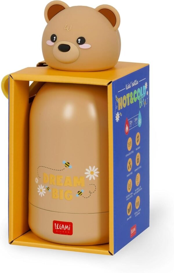 BORRACCIA TERMICA PER BAMBINI - KIDS BOTTLE - TEDDY BEAR