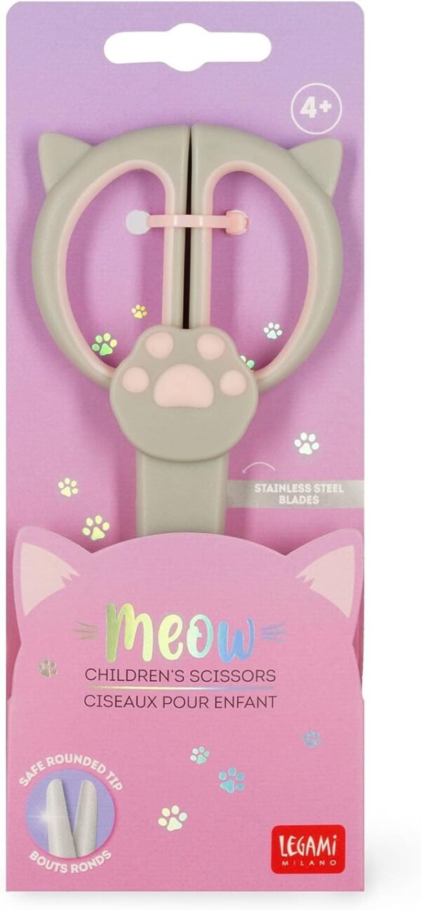 Forbici per Bambini con Punta Arrotondata Kitty - Meow