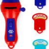 Torcia proietta storie - projector torch - red