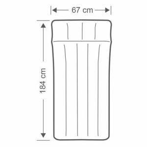 MATERASSO CAMPING LAMINATO 189X72X20 I.6 Intex