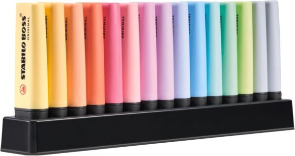 SET EVIDENZIATORI STABILO BOSS PZ15 ORIGINAL PASTEL