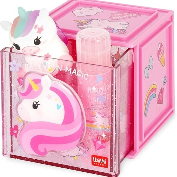 ORGANISER MODULABILE SCRIVANIA - CUTIE CUBE - UNICORN