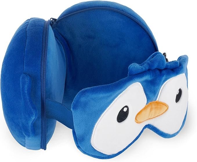 CUSCINO VIAGGIO CON MASCHERINA
- MY TRAVEL BUDDY - PENGUIN - immagine 2