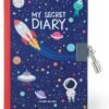 Diario segreto con lucchetto - my secret diary - space