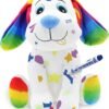 Colora il tuo pelouche cagnolino