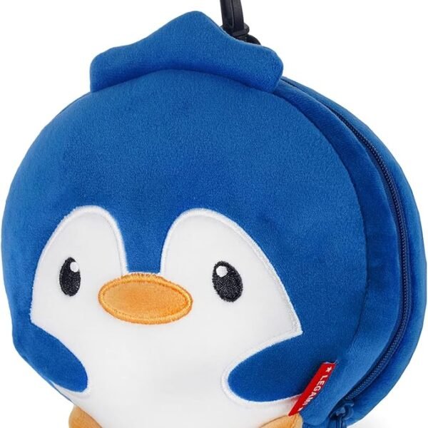 CUSCINO VIAGGIO CON MASCHERINA- MY TRAVEL BUDDY - PENGUIN