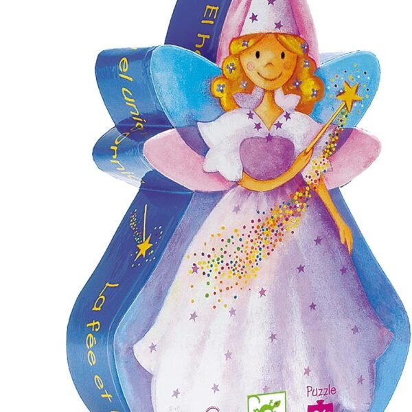 SILHOUETTE PUZZLE - The fairy and the unicorn - 36 pcs