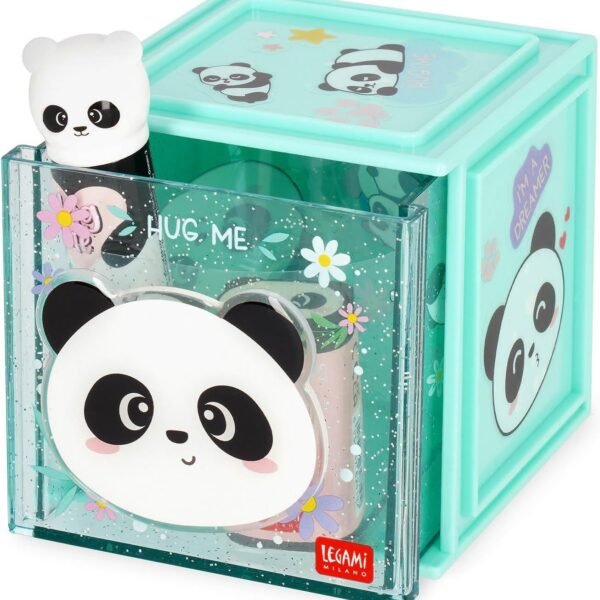 ORGANISER MODULABILE SCRIVANIA - CUTIE CUBE - PANDA