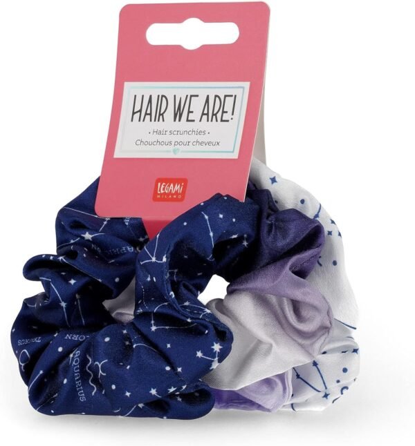 SET DI 3 ELASTICI PER CAPELLI - HAIR WE ARE! - STARS