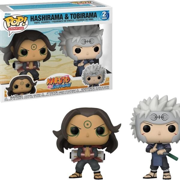 Naruto Shippuden - 2-Pack: Hashirama & Tobirama (Exclusive) 9Cm (Pop!)