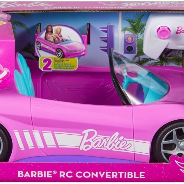 Hw rc barbie pink convertible