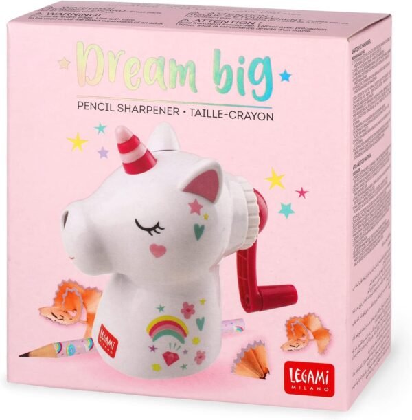 DREAM BIG - DESKTOP PENCIL SHARPENER - UNICORN