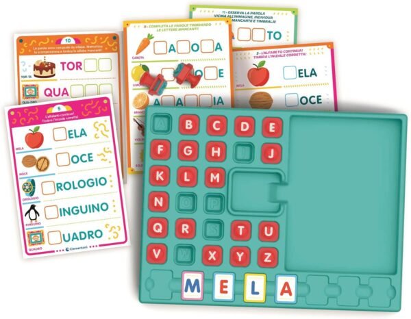 GIOCHIAMO CON I TIMBRI - ALFABETO