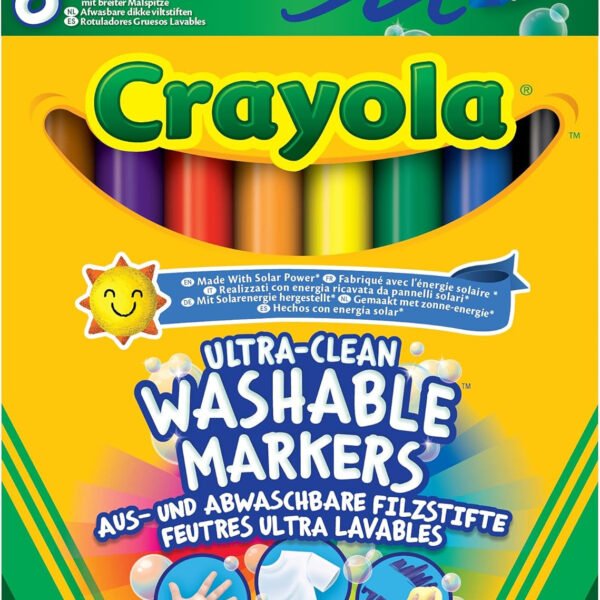 8 colori fibra lavabilissimi punta maxi