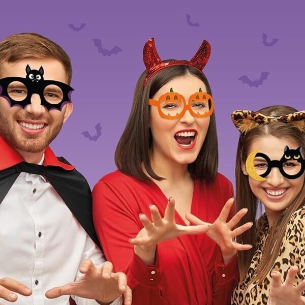 8 OCCHIALI DI CARTA HALLOWEEN -
PARTY EYEGLASSES