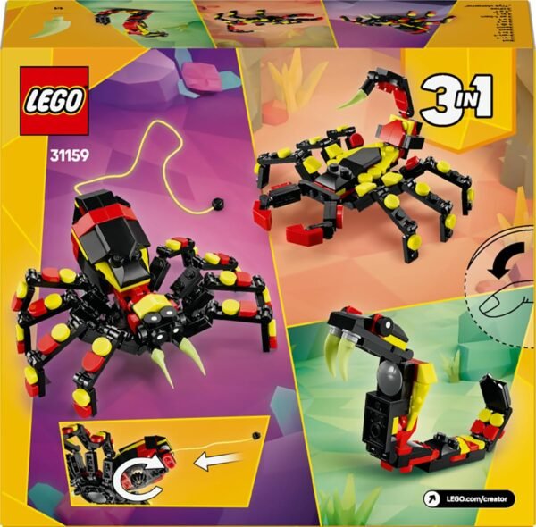 LEGO CREATOR ANIMALI SELVATICI: RAGNO TRASFORMISTA 31159