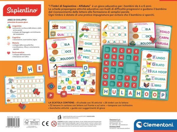 GIOCHIAMO CON I TIMBRI - ALFABETO