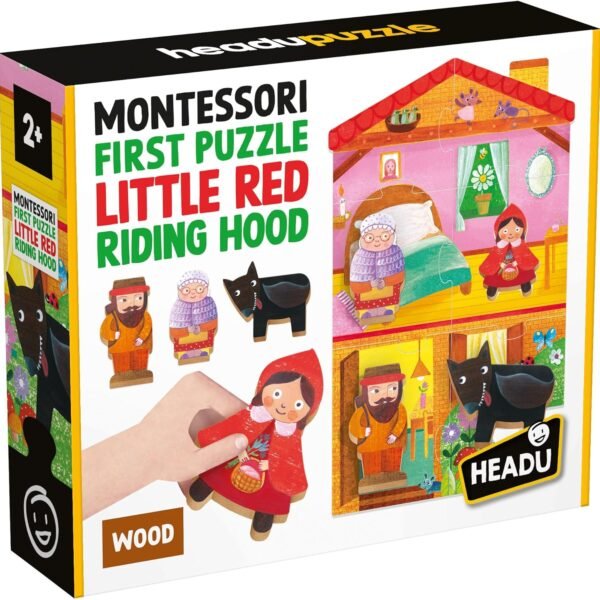 Montessori first puzzle little red riding hood