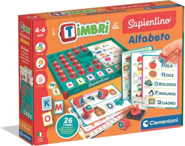 GIOCHIAMO CON I TIMBRI - ALFABETO
