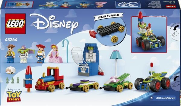 LEGO 43264 DISNEY PIXAR TOY STORY TRENO AUTO RC CELEBRATIVO